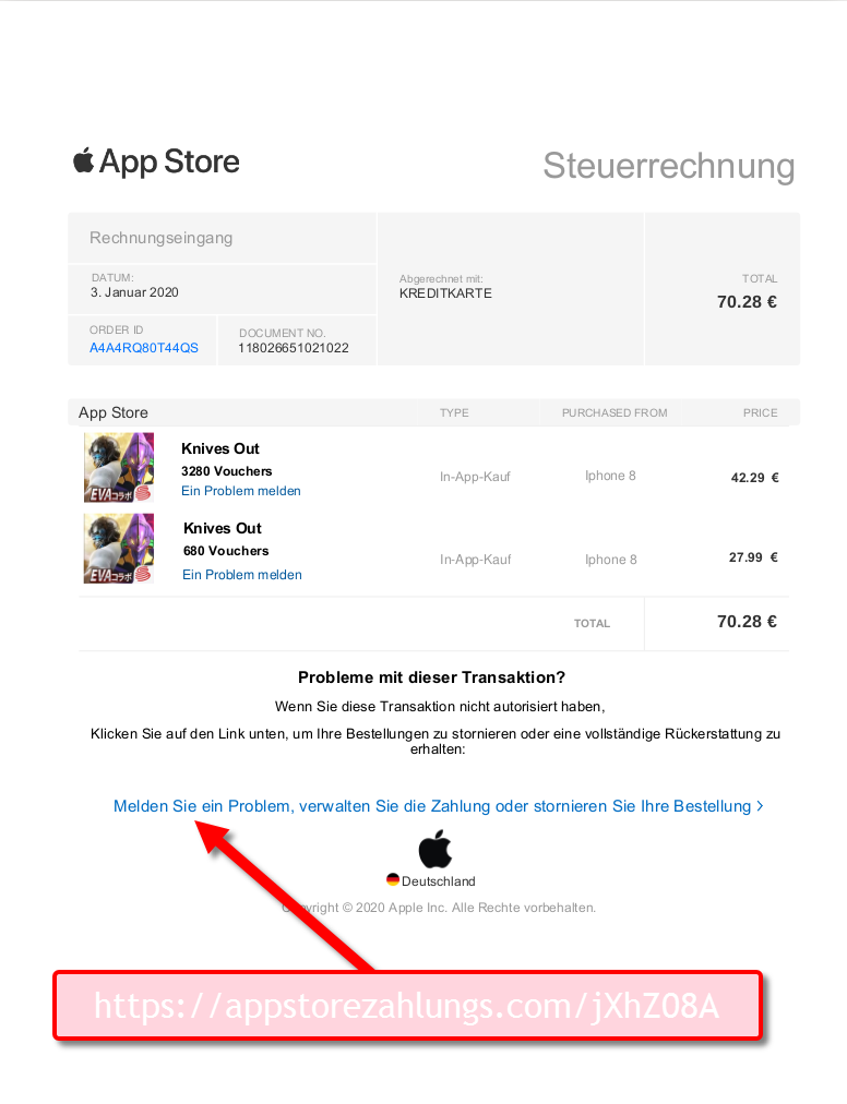 Informationen zu Betrugsversuchen mit Geschenkkarten – Offizieller Apple  Support