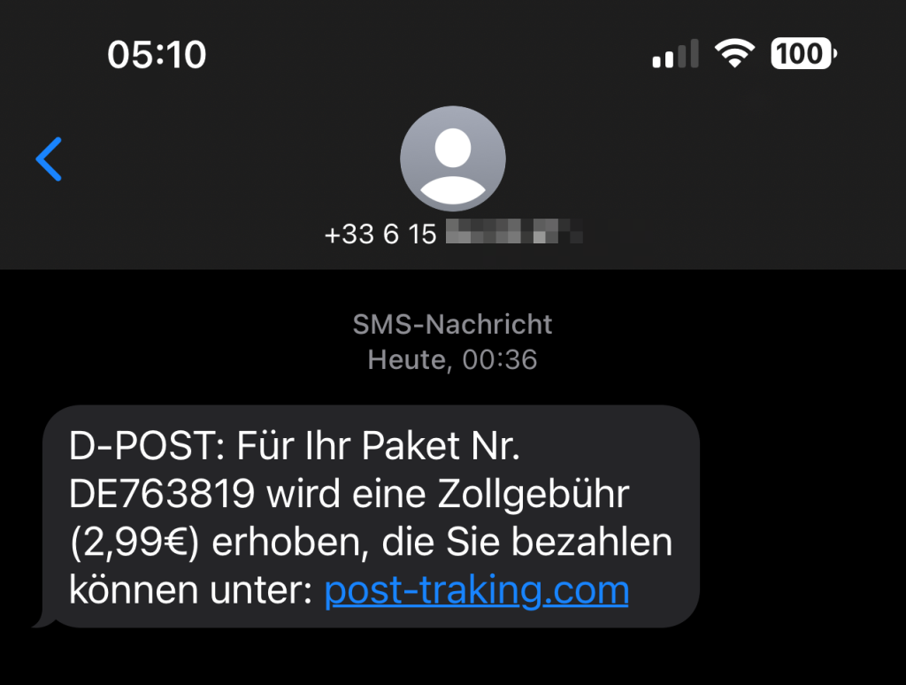 SMS oder Mails behaupten zusätzliche Zollgebühren für Paketzustellung RATGEBER