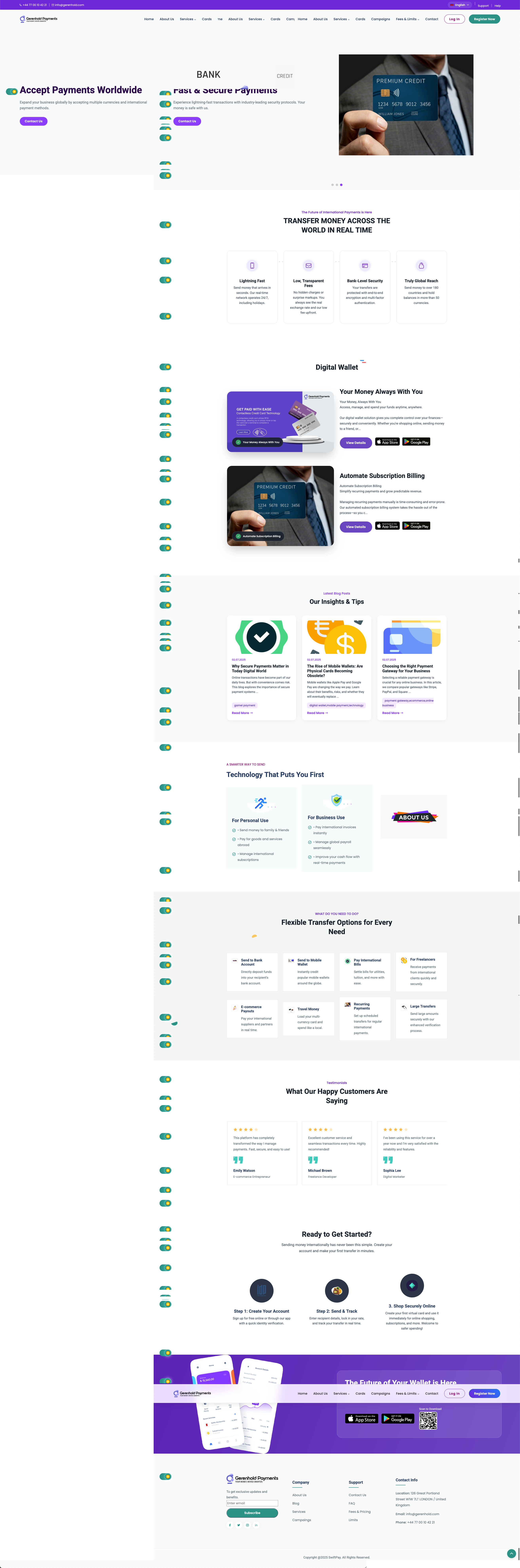 Screenshot der Webseite gerenhold.com (Stand 22.08.2025)