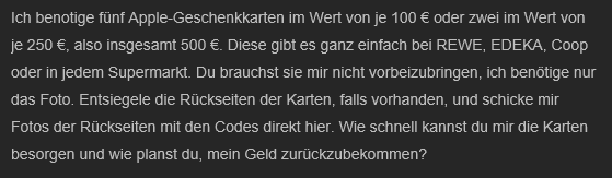 Gefälschte Mail mit persönlich bekannten Namen (Version 2)